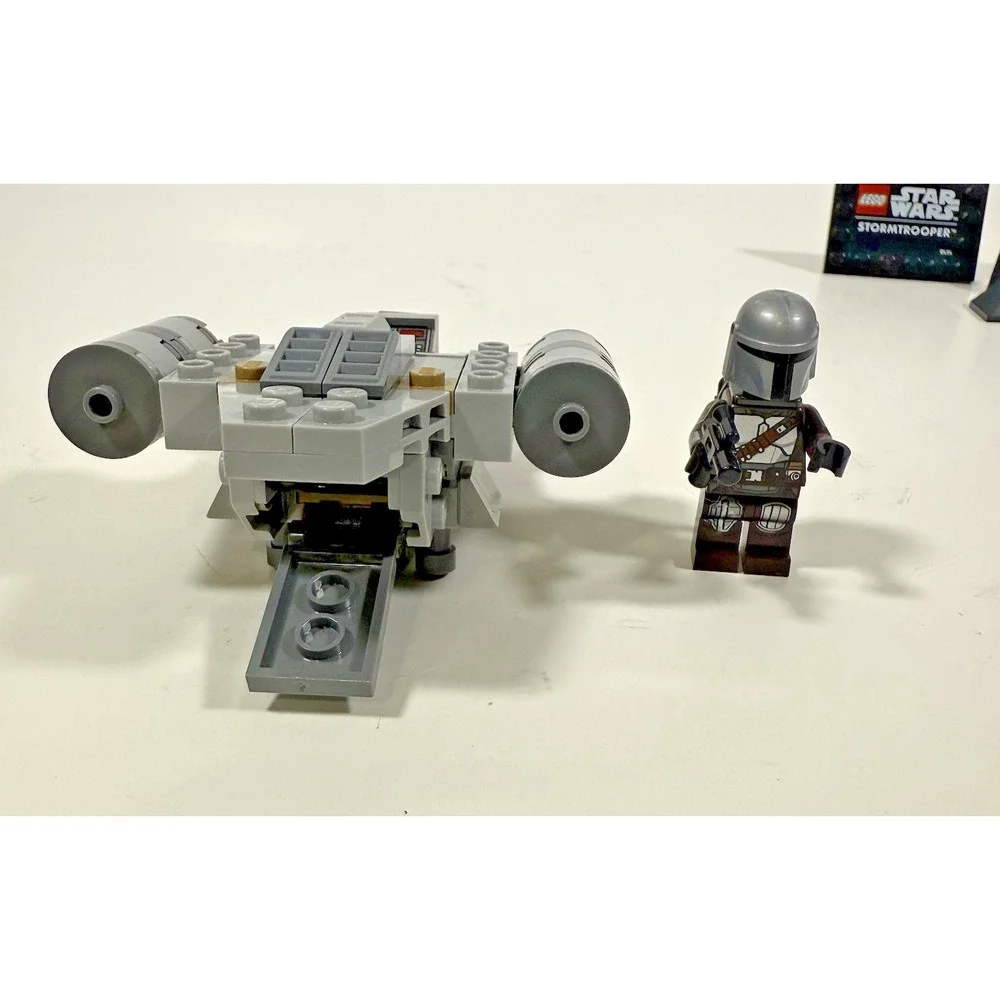 LEGO Star Wars The Mandalorian N-1 Starfighter Microfighter 75363 Kids Grey Set
